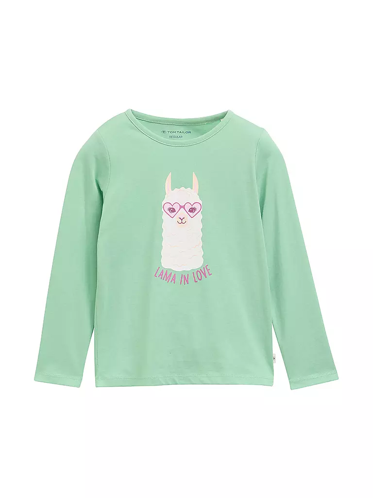 TOM TAILOR | T-shirt à manches longues pour fille | Vert clair
