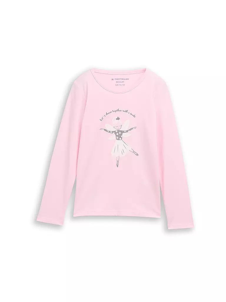 TOM TAILOR | T-shirt à manches longues pour fille | rosa