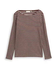 TOM TAILOR | T-shirt à manches longues | Marron