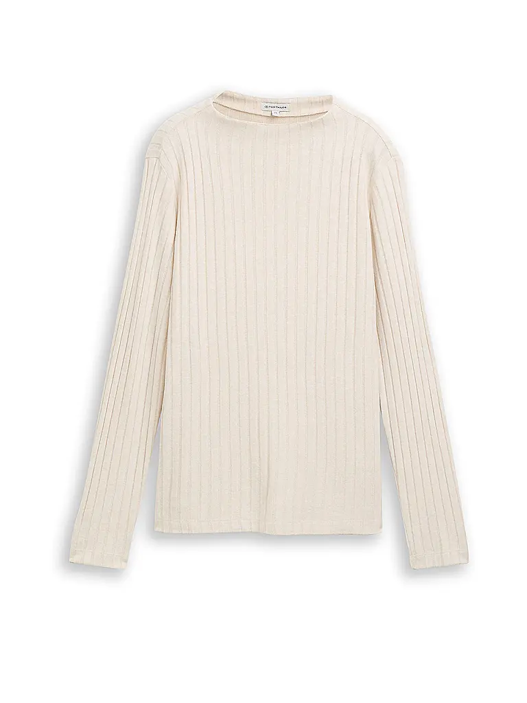 TOM TAILOR | T-shirt à manches longues | Beige