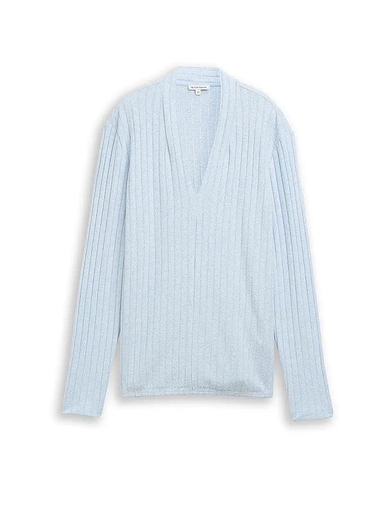 TOM TAILOR | T-shirt à manches longues | hellblau