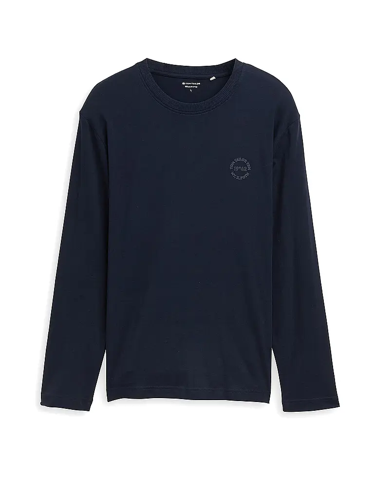 TOM TAILOR | T-shirt à manches longues | dunkelblau