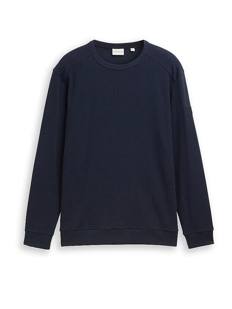 TOM TAILOR | T-shirt à manches longues | dunkelblau