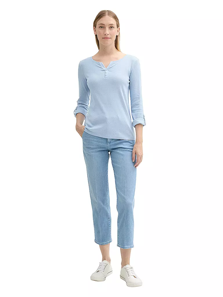 TOM TAILOR | T-shirt à manches longues | hellblau