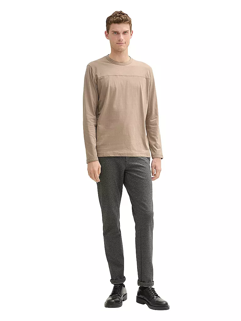 TOM TAILOR | T-shirt à manches longues | braun