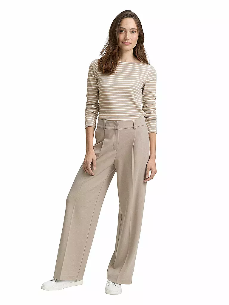 TOM TAILOR | T-shirt à manches longues | beige