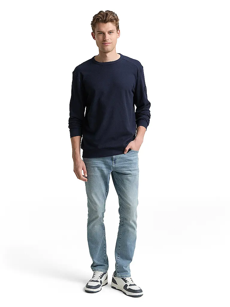 TOM TAILOR | T-shirt à manches longues | dunkelblau
