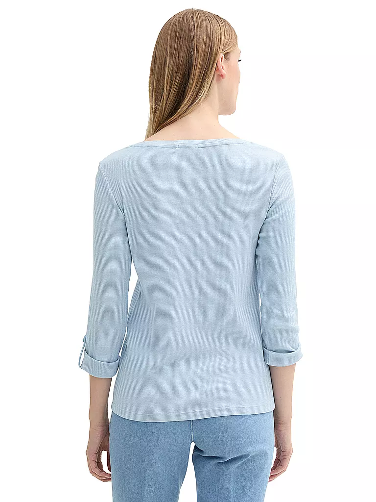 TOM TAILOR | T-shirt à manches longues | hellblau