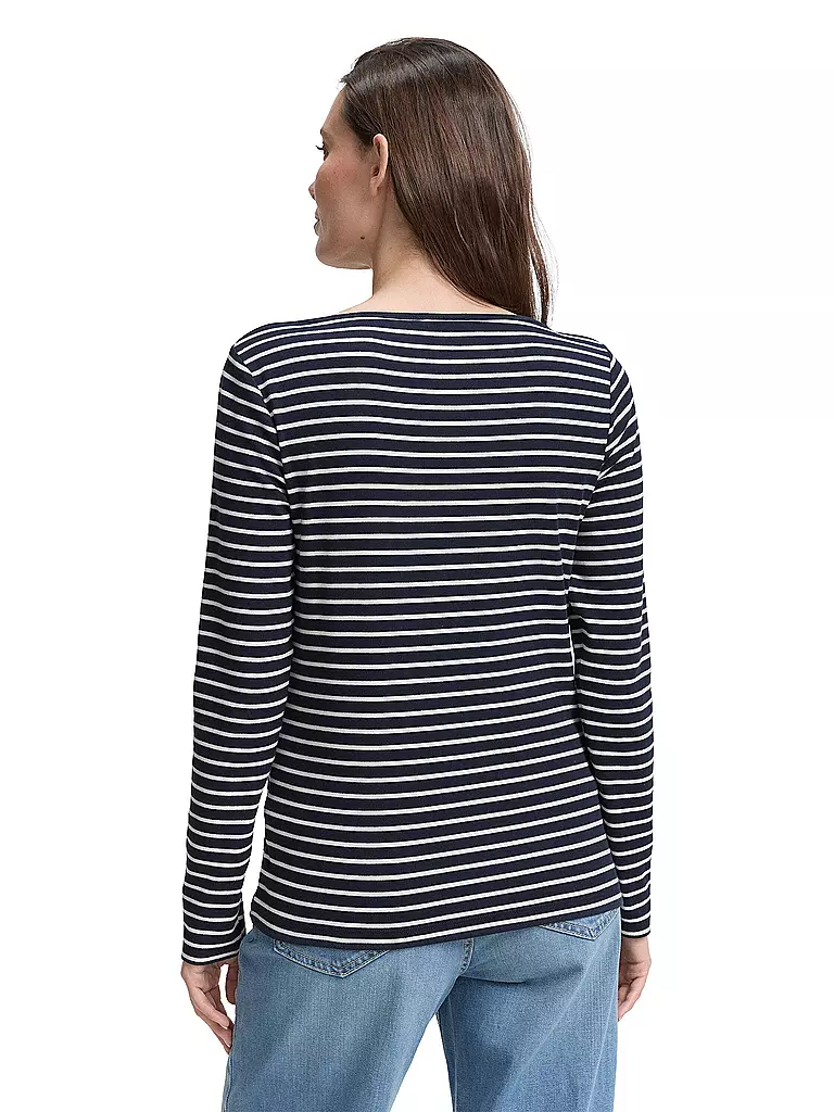 TOM TAILOR | T-shirt à manches longues | dunkelblau