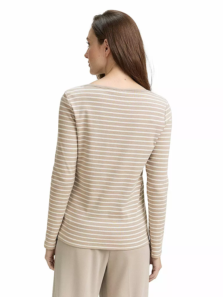 TOM TAILOR | T-shirt à manches longues | beige