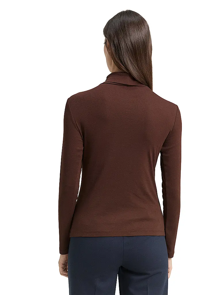 TOM TAILOR | T-shirt à manches longues | braun