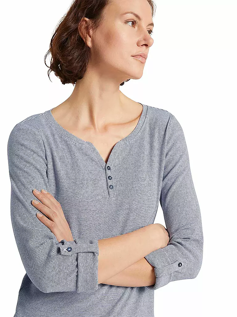 TOM TAILOR | T-shirt à manches longues | blau