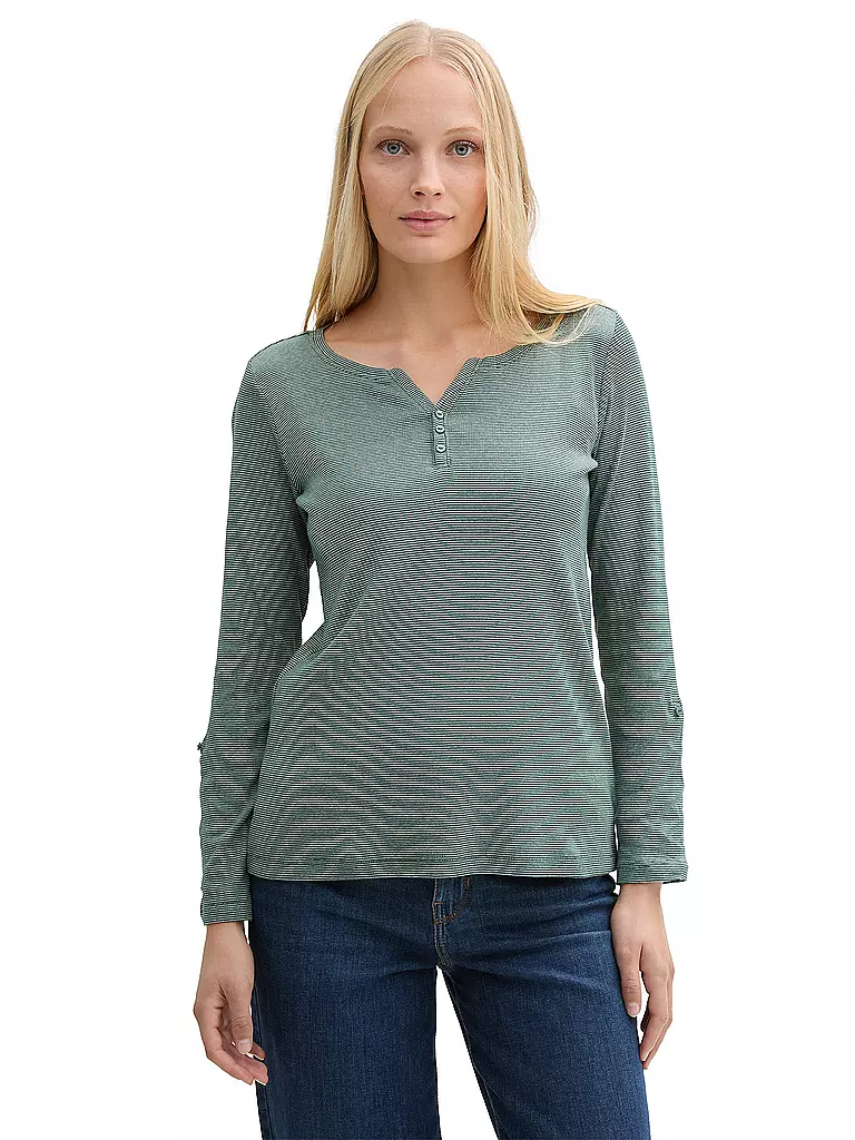 TOM TAILOR | T-shirt à manches longues | grün