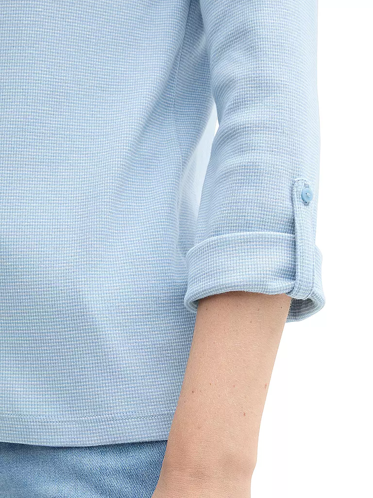 TOM TAILOR | T-shirt à manches longues | hellblau
