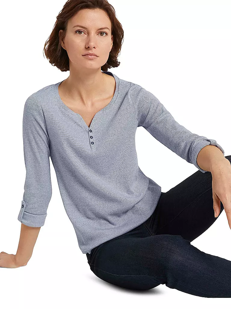 TOM TAILOR | T-shirt à manches longues | blau