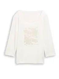 TOM TAILOR | T-Shirt  | Blanc
