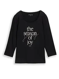 TOM TAILOR | T-Shirt  | Noir