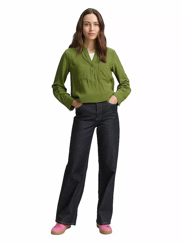 TOM TAILOR | T-shirt blouse | Olive