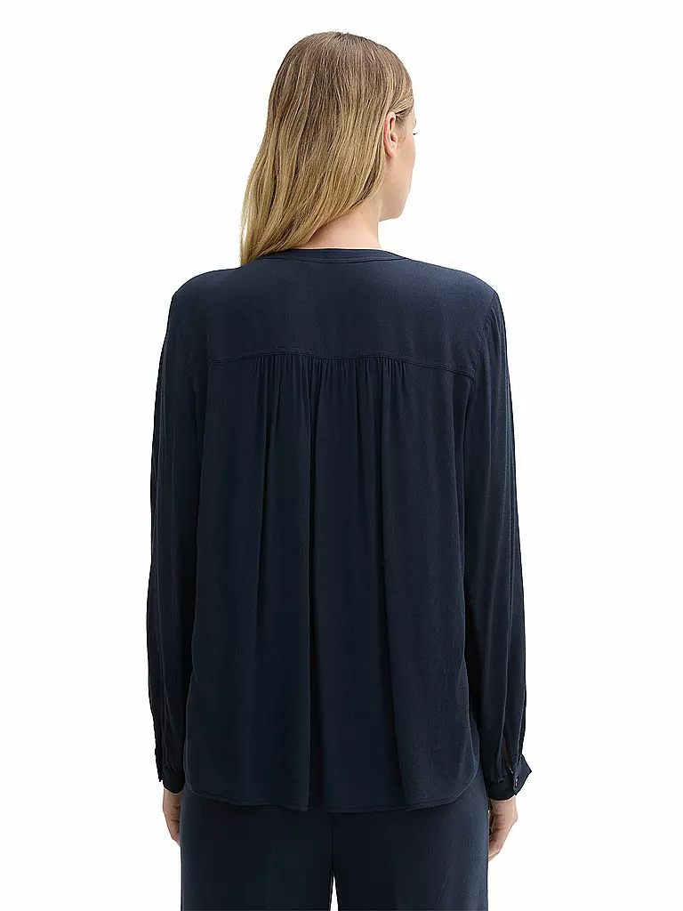 TOM TAILOR | T-shirt blouse | Bleu foncé