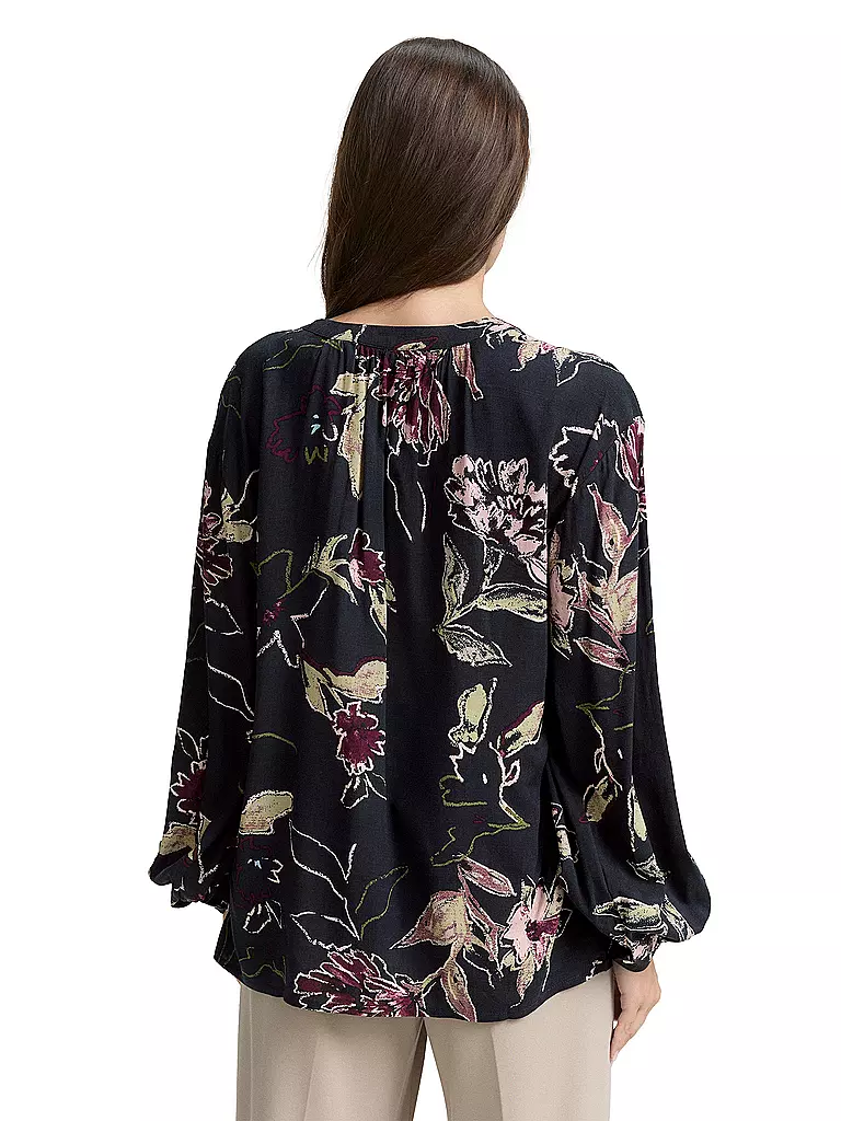 TOM TAILOR | T-shirt blouse | Bleu foncé