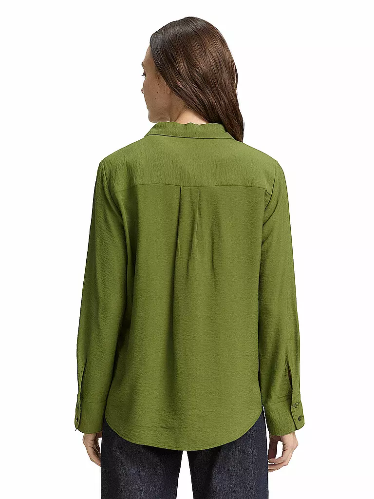 TOM TAILOR | T-shirt blouse | Olive