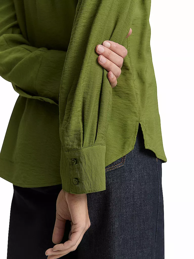 TOM TAILOR | T-shirt blouse | Olive