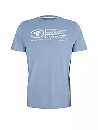 TOM TAILOR | T-Shirt Regular Fit | Bleu clair