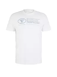 TOM TAILOR | T-Shirt Regular Fit | Blanc