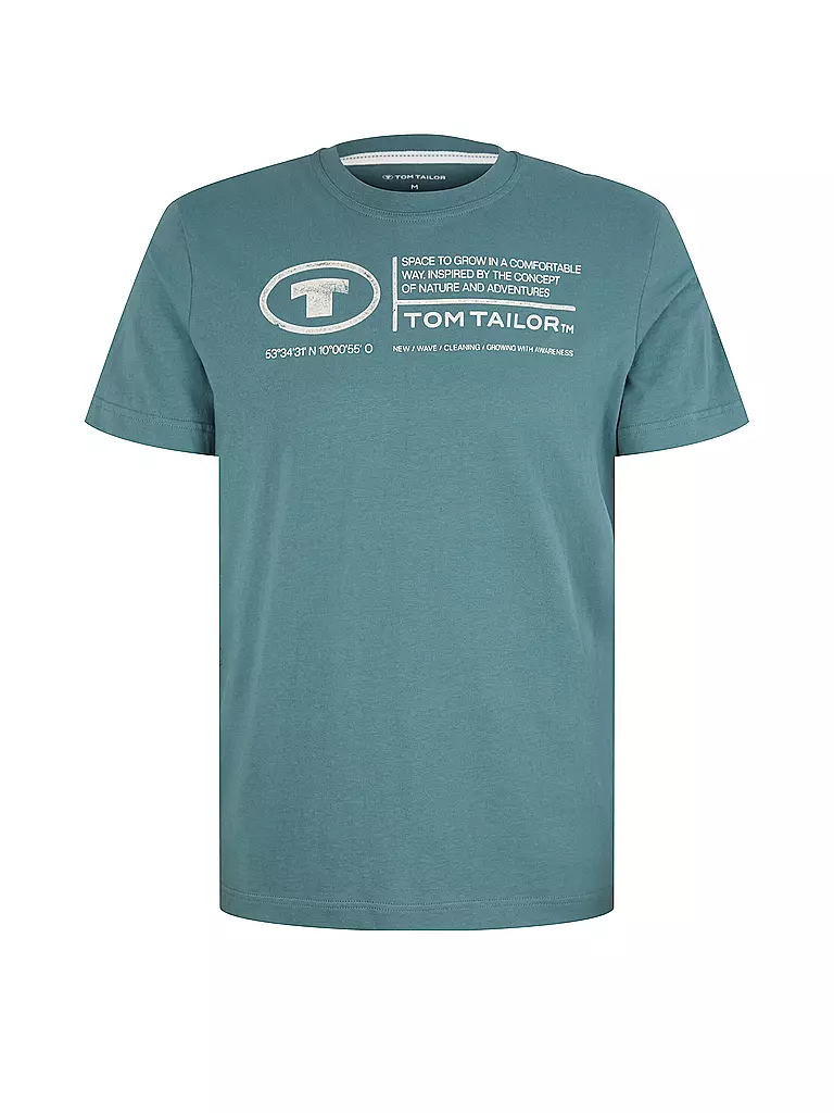 TOM TAILOR | T-shirt coupe regular | petrol