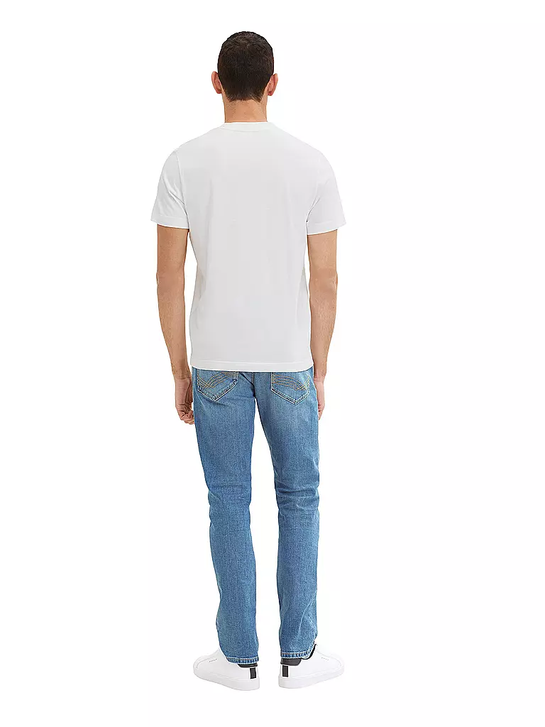 TOM TAILOR | T-shirt coupe regular | weiss