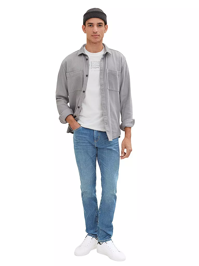 TOM TAILOR | T-shirt coupe regular | weiss