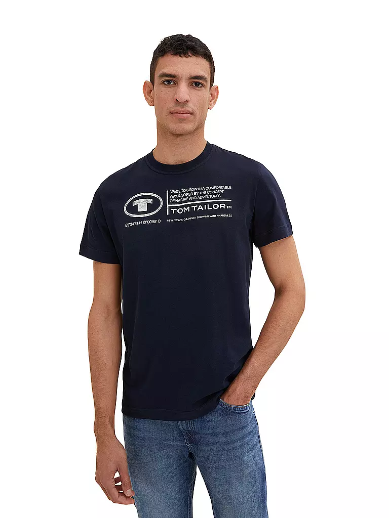 TOM TAILOR | T-Shirt Coupe Standard | blau