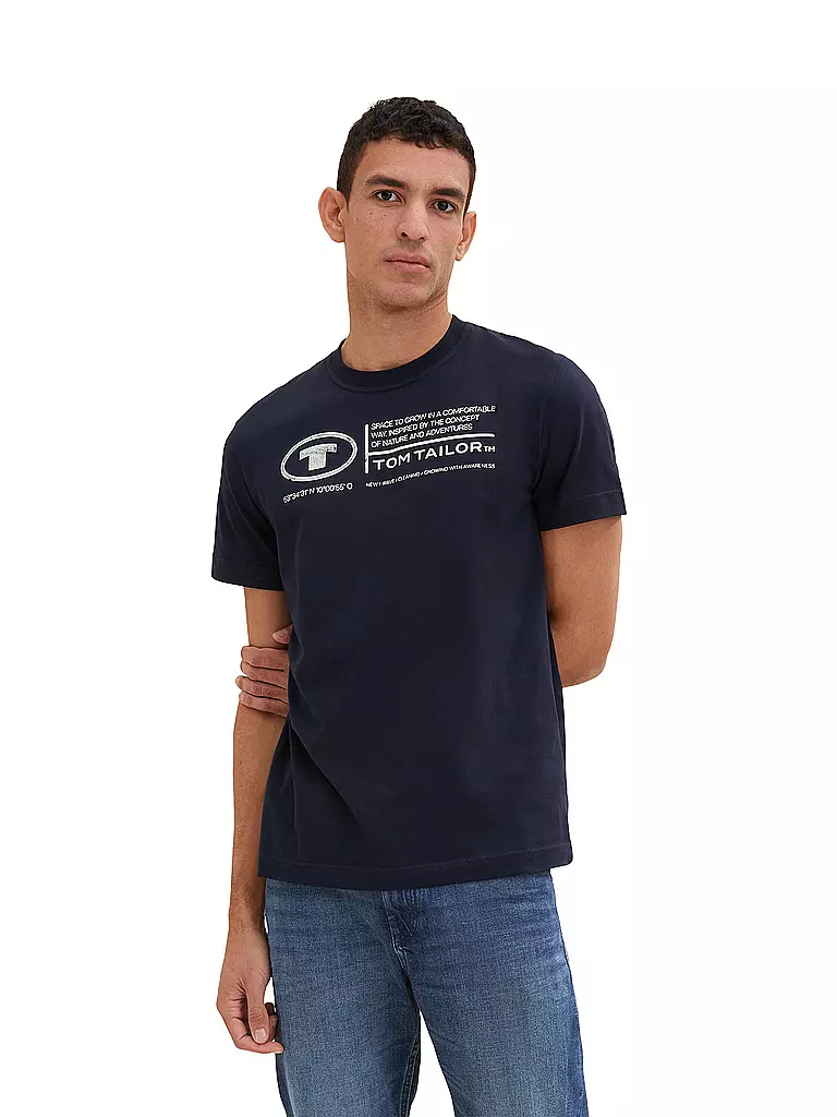 TOM TAILOR | T-Shirt Coupe Standard | blau