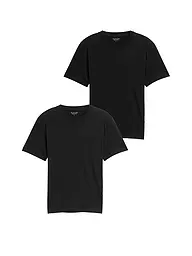 TOM TAILOR | T-shirt lot de 2 | Noir