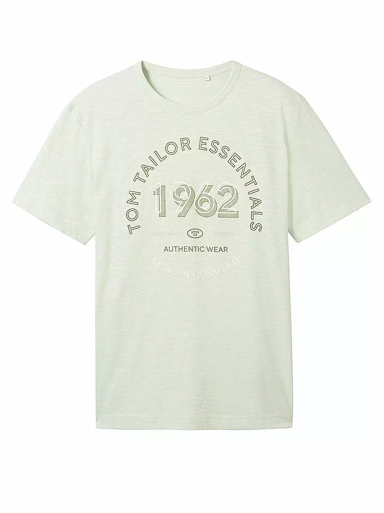 TOM TAILOR | T-Shirt | Vert clair