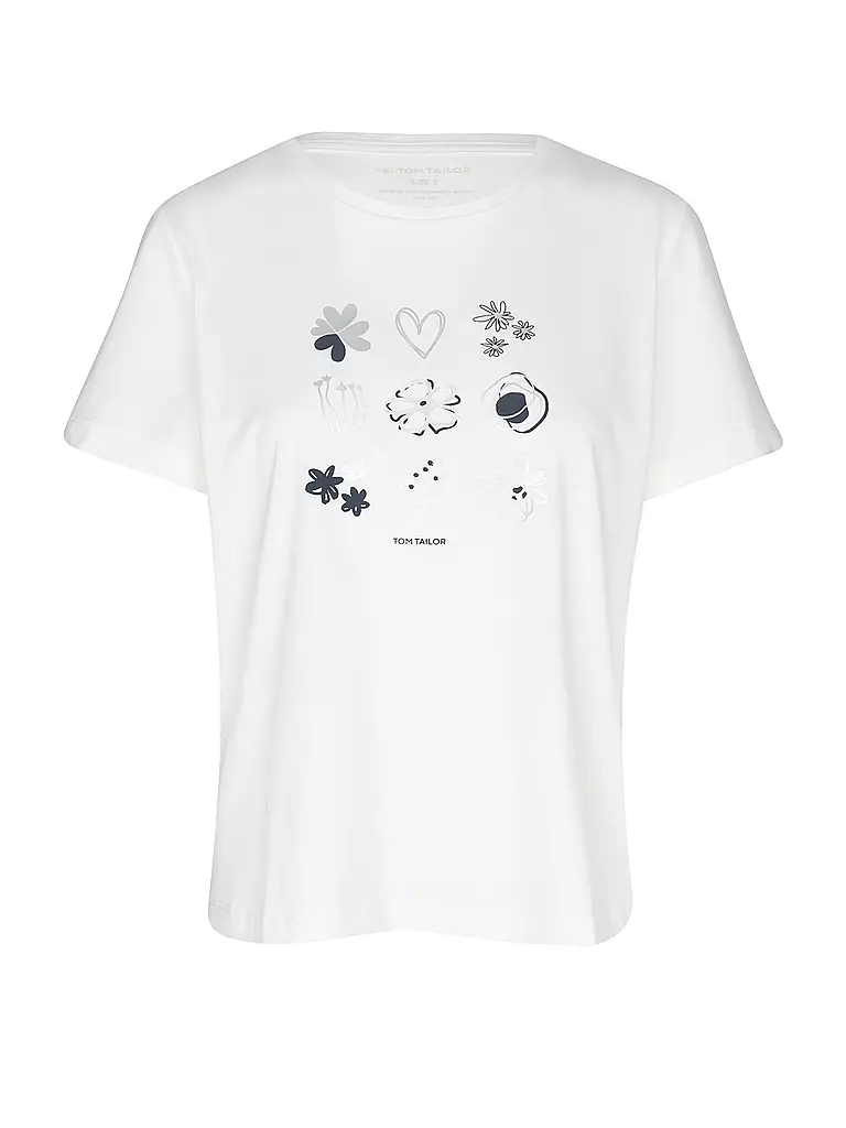 TOM TAILOR | T-shirt | weiss