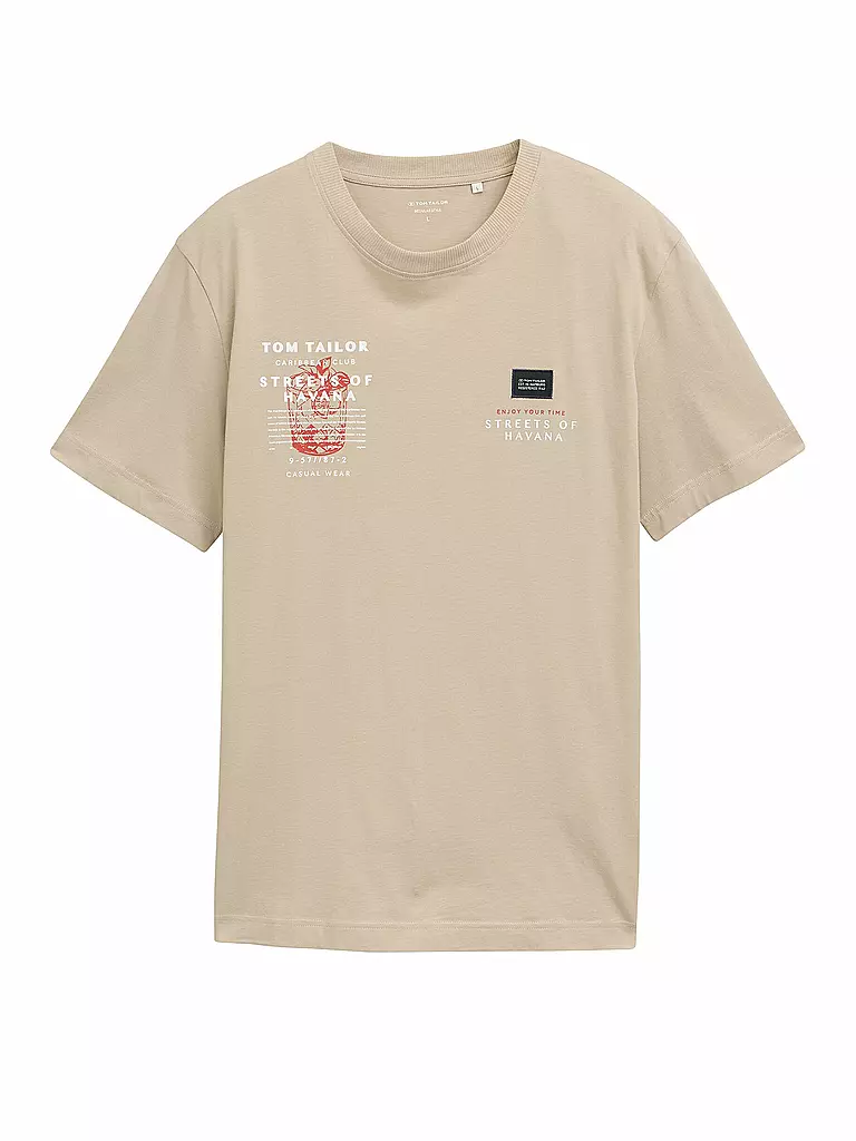 TOM TAILOR | T-shirt | beige