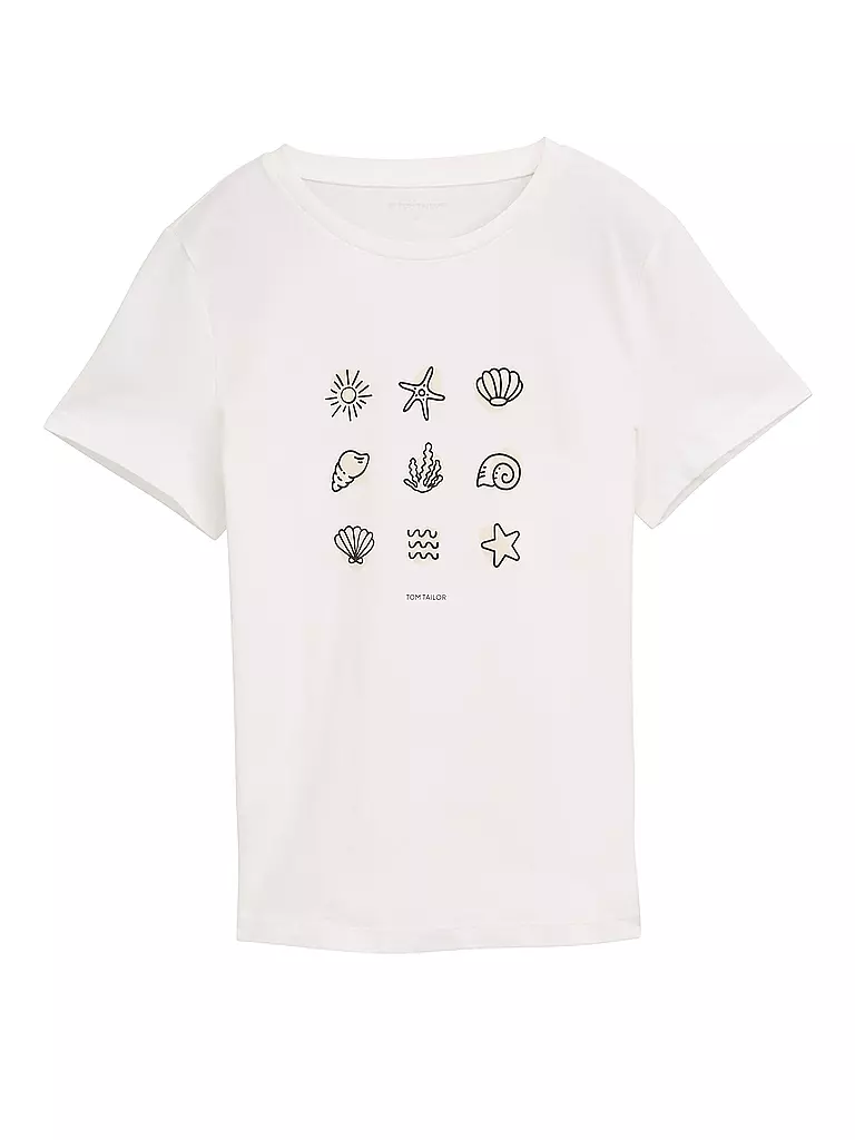TOM TAILOR | T-shirt | weiss