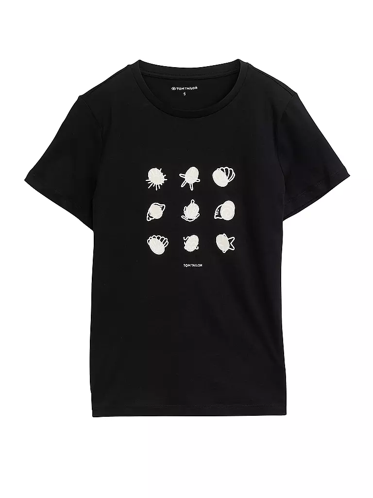 TOM TAILOR | T-shirt | schwarz