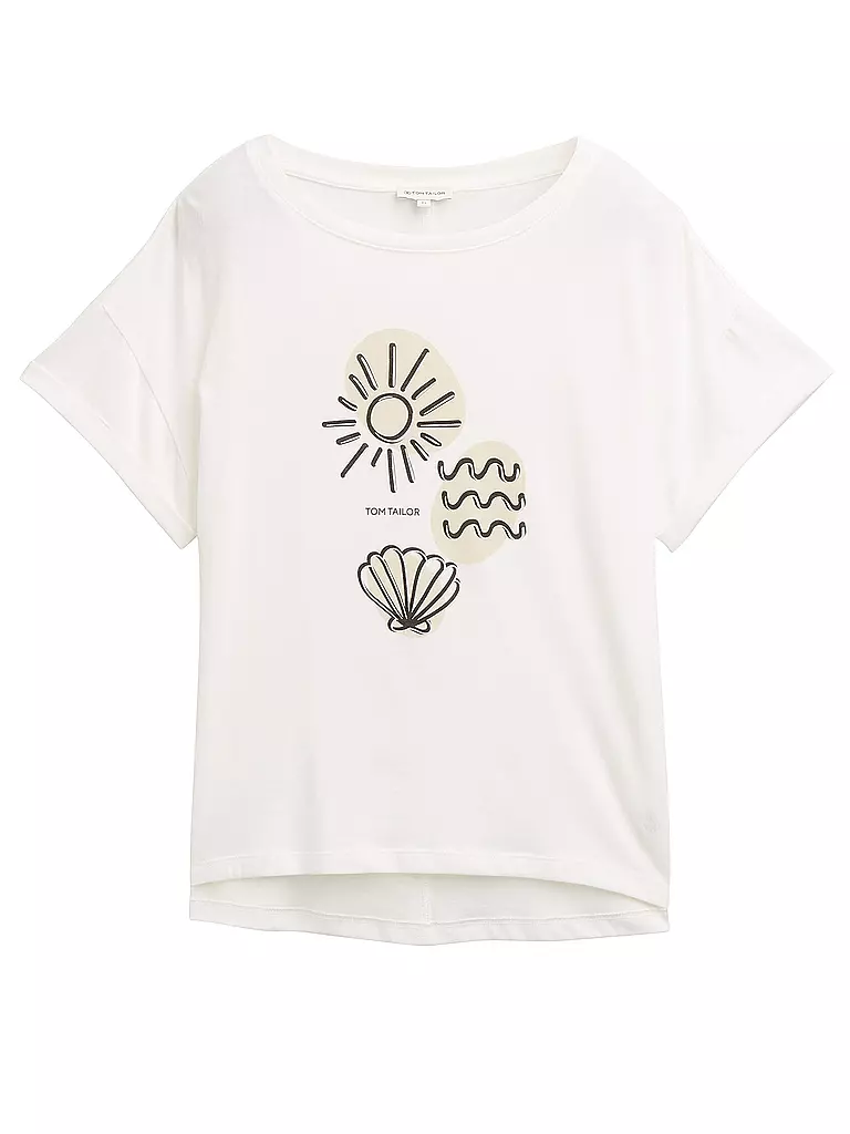 TOM TAILOR | T-shirt | weiss