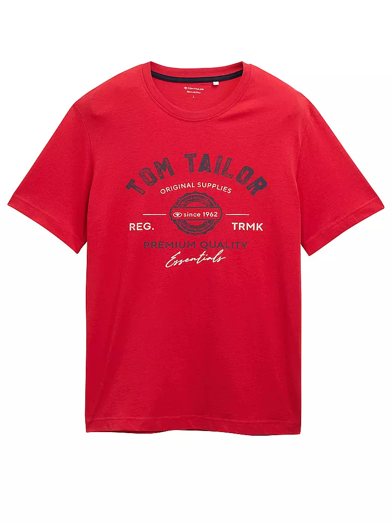 TOM TAILOR | T-shirt | rot