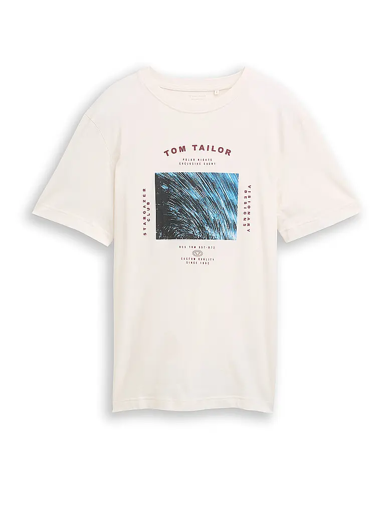 TOM TAILOR | T-Shirt | Blanc