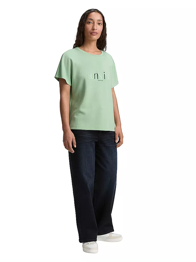 TOM TAILOR | T-shirt | Vert clair