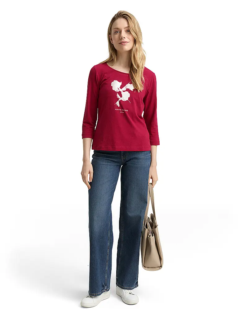TOM TAILOR | T-shirt | Rouge foncé