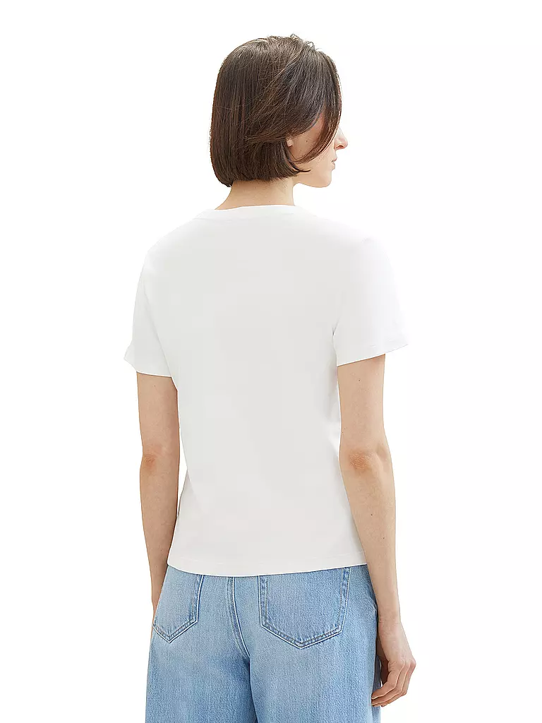 TOM TAILOR | T-Shirt | Blanc