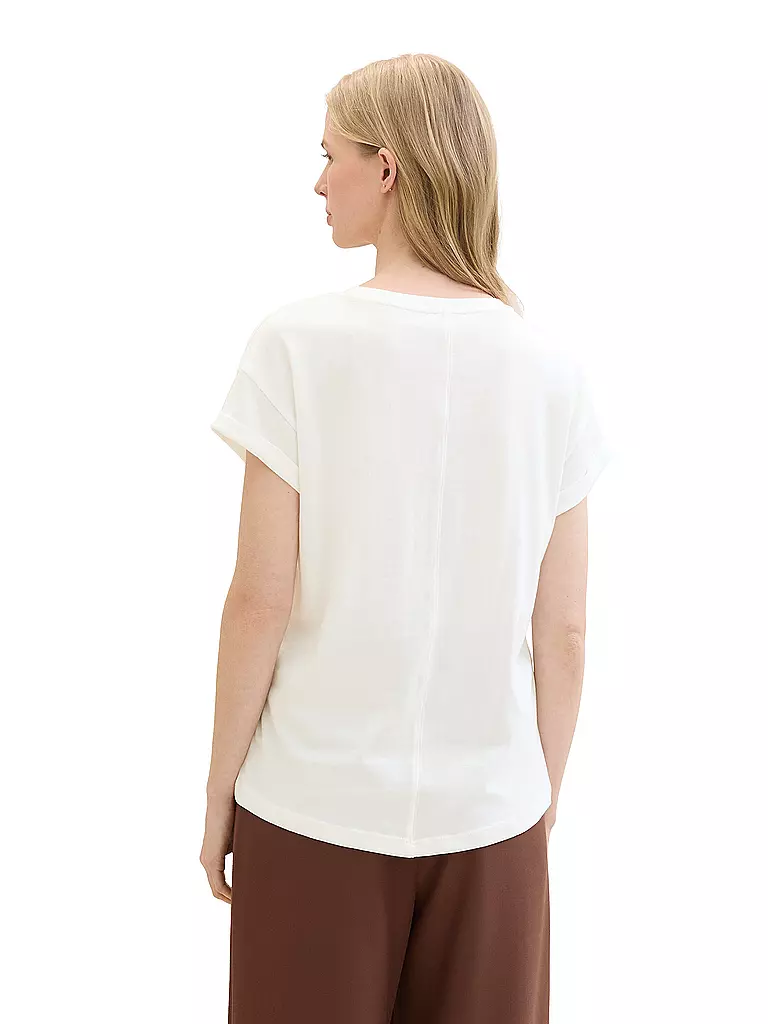 TOM TAILOR | T-Shirt | Blanc