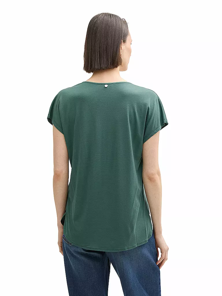 TOM TAILOR | T-shirt | dunkelgrün