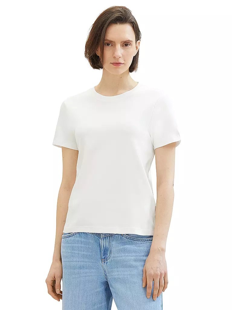 TOM TAILOR | T-Shirt | Blanc