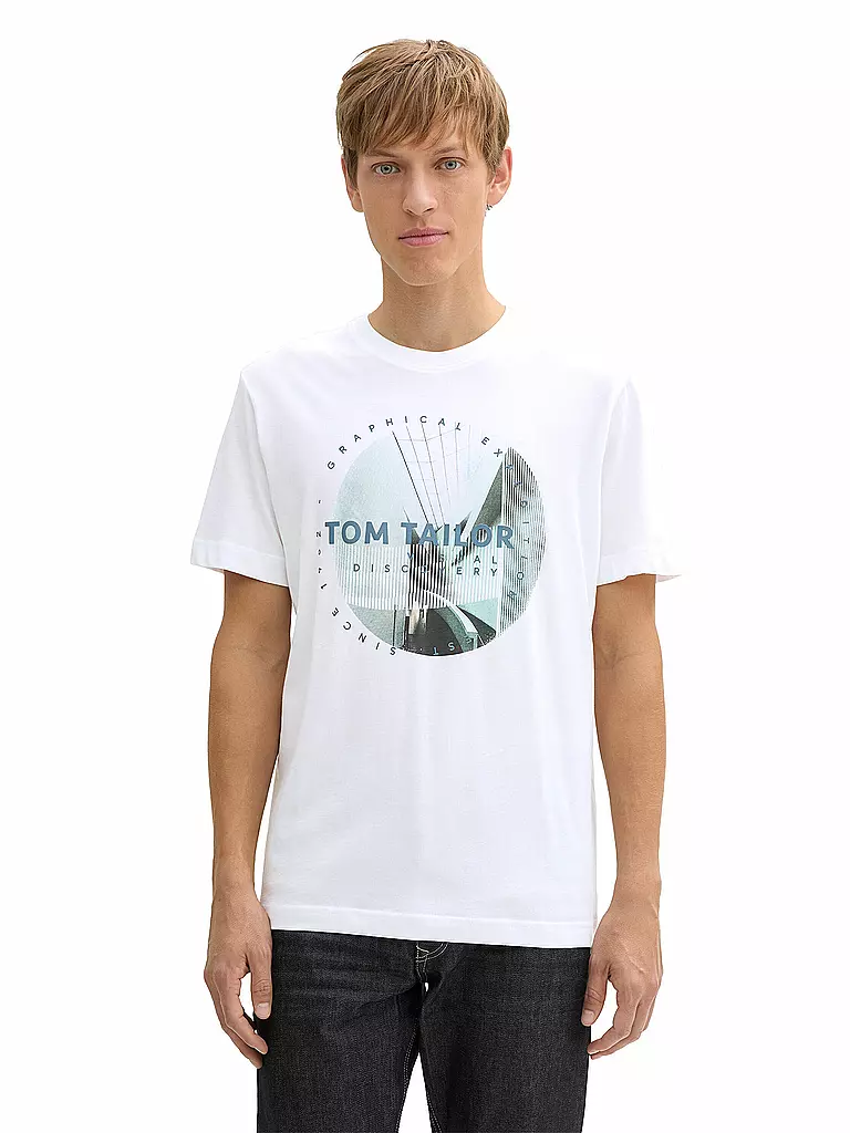 TOM TAILOR | T-shirt | weiss