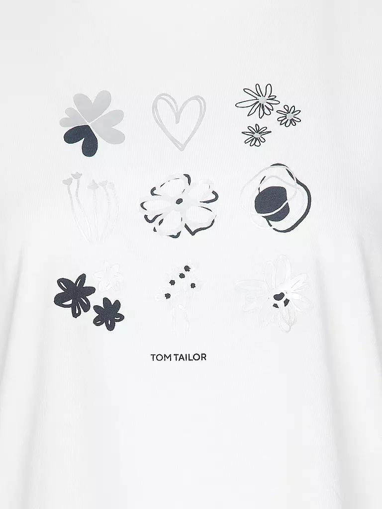 TOM TAILOR | T-shirt | weiss